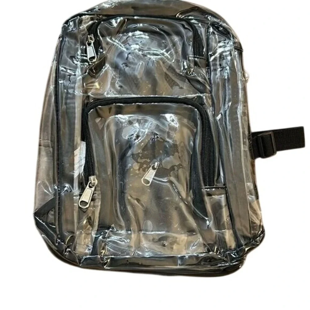 Clear Stadium Approved Backpack with Adjustable Reinforced Straps, for Festivals